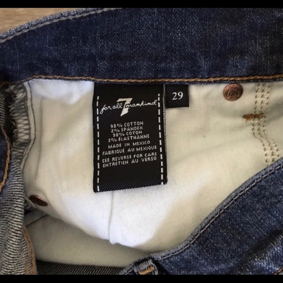 7 for all man kind denim slimmy jeans - Picture 7 of 7